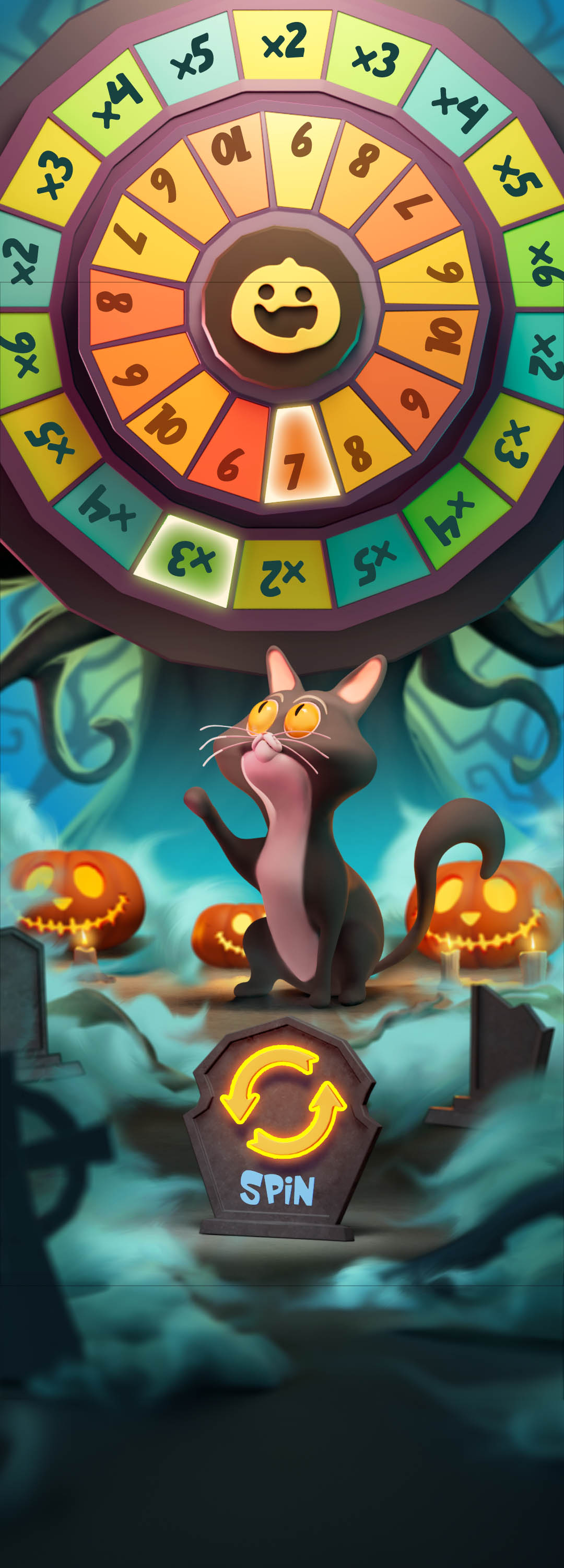 Spinning Feature Screen